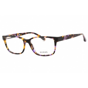 Guess Women's Eyeglasses - Clear Demo Lens Violet/Other Rectangular Frame | GU2848 083