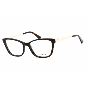 Guess Women's Eyeglasses - Full Rim Cat Eye Dark Havana Plastic Frame | GU2721 052