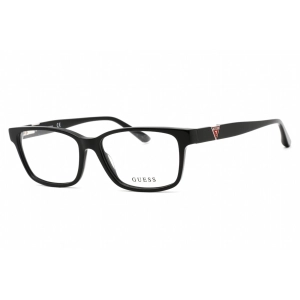 Guess Women's Eyeglasses - Full Rim Rectangular Shiny Black Plastic Frame | GU2848 001