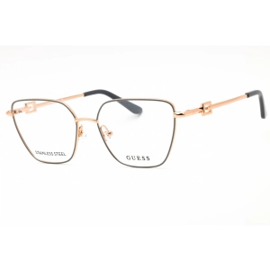 Guess Women's Eyeglasses - Grey/Other Metal Cat Eye Shape Full Rim Frame | GU50110 020