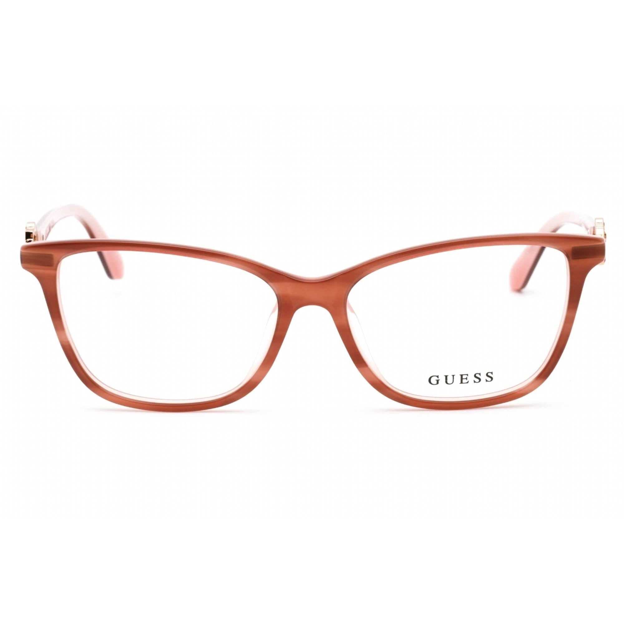 Guess Women's Eyeglasses - Pink /Other Plastic Full Rim Rectangular | GU2856-S 074