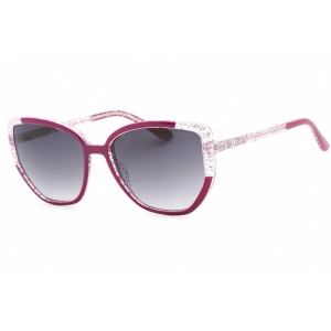 Guess Women's Sunglasses - Gradient Smoke Lens Shiny Violet Cat Eye Frame | GU7882 81B