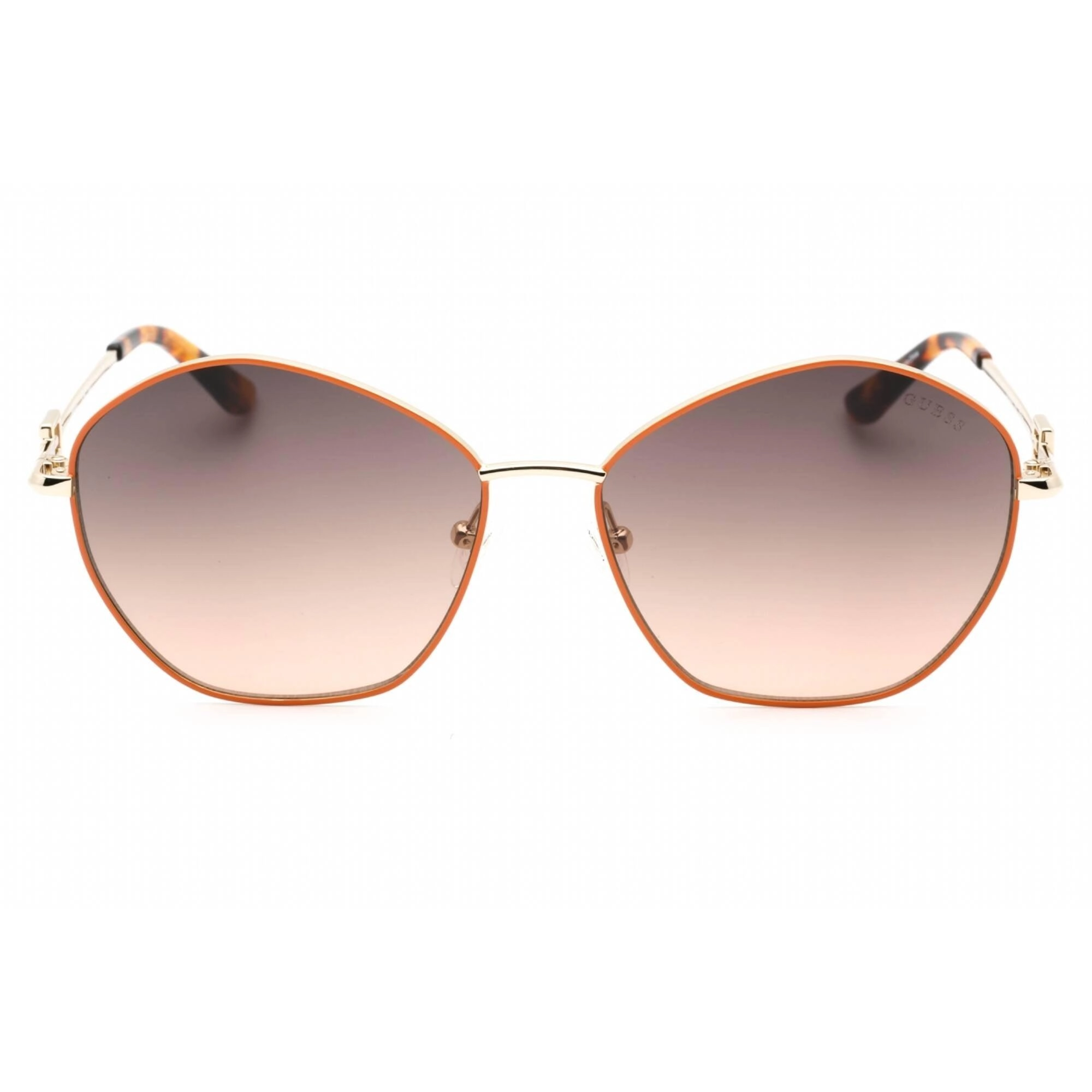 Guess Women's Sunglasses - Orange/Other Metal Gradient Full Rim Frame | GU7907 44F