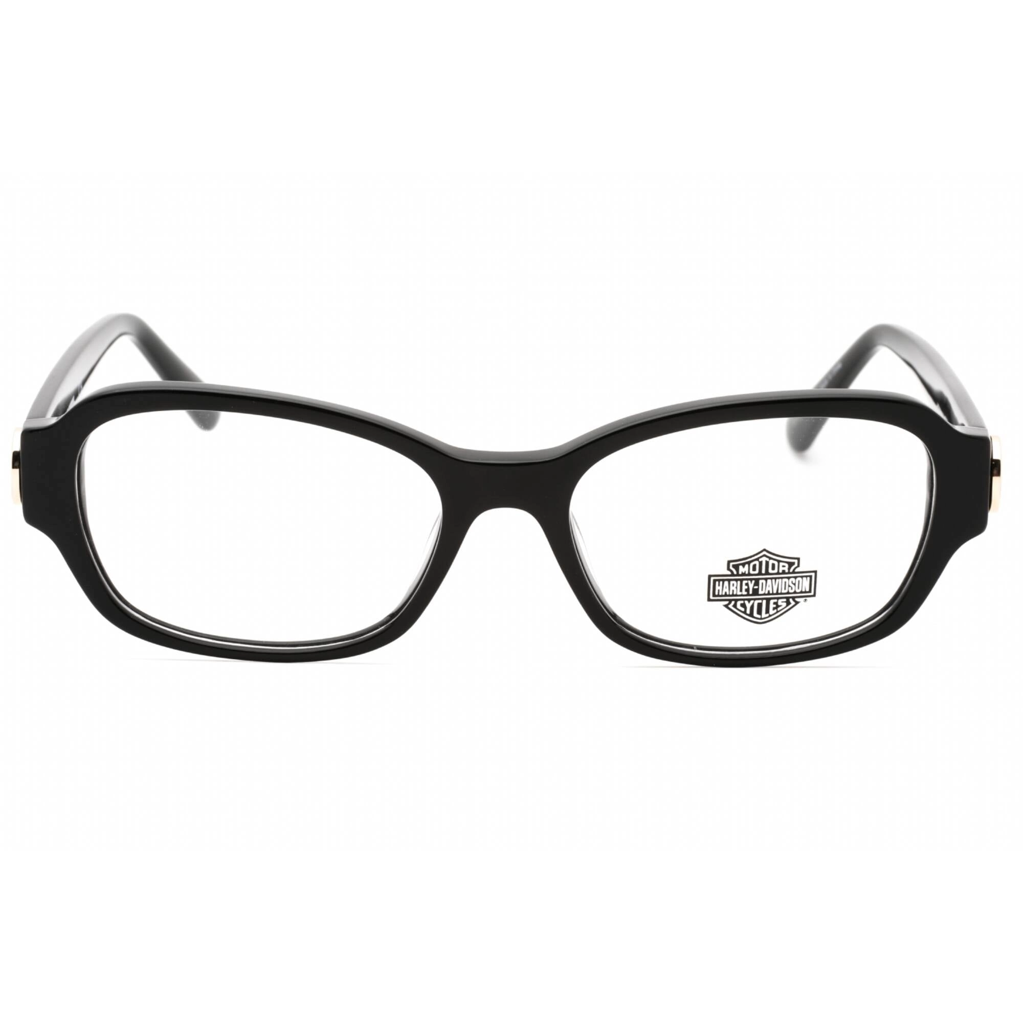 Harley Davidson Women's Eyeglasses - Shiny Black Plastic Full Rim Frame | HD0567 001