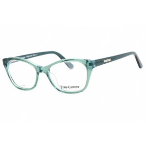 Juicy Couture Women's Eyeglasses - Green Azure Plastic Cat Eye Frame | JU 222 0DCF 00