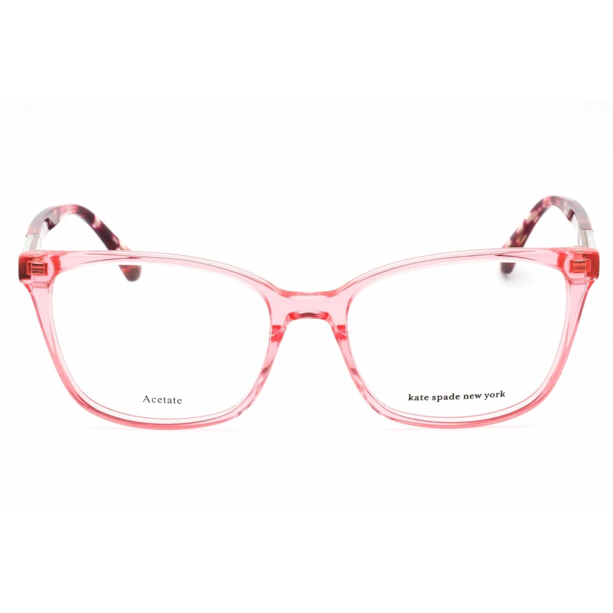 Kate Spade Women's Eyeglasses - Clear Demo Lens Pink Square Frame | DAVINA 035J 00