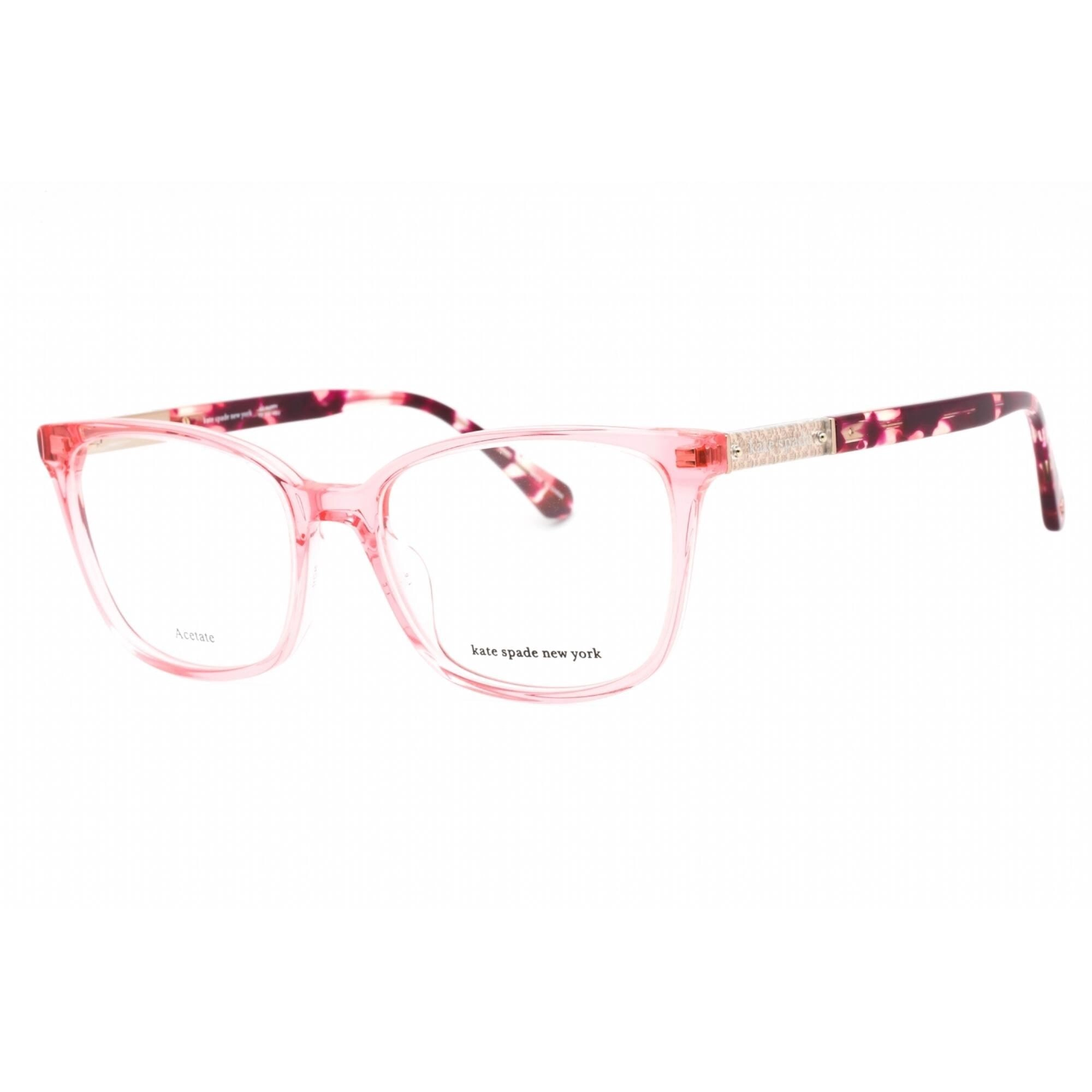 Kate Spade Women's Eyeglasses - Clear Demo Lens Pink Square Frame | DAVINA 035J 00