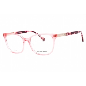 Kate Spade Women's Eyeglasses - Clear Demo Lens Pink Square Frame | DAVINA 035J 00
