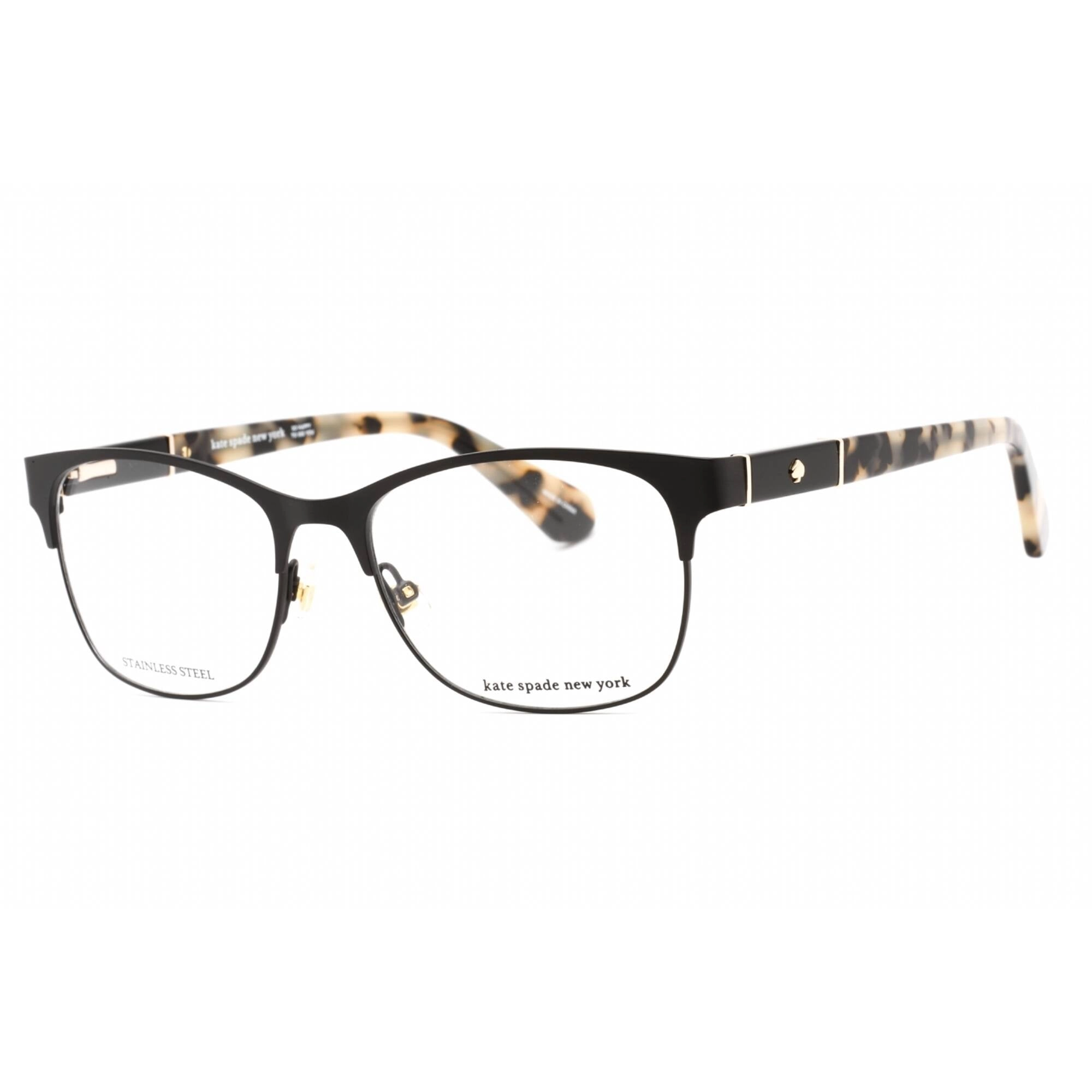 Kate Spade Women's Eyeglasses - Matte Black Rectangular Frame | Benedetta 0003 00