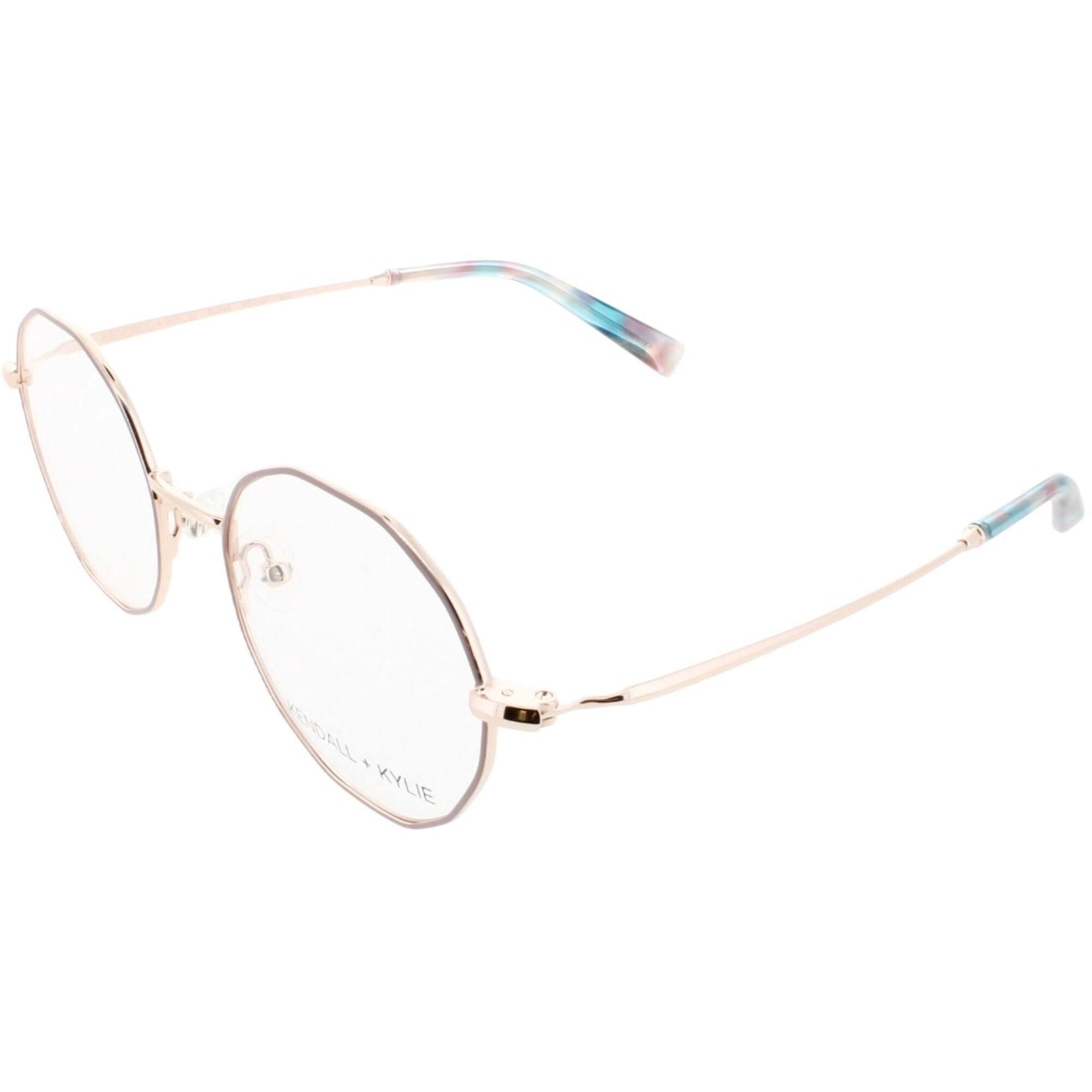 Kendall   Kylie Women's Eyeglasses - Satin Blush Metal Frame | KKO197WMCA ELENA 651