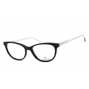 Lacoste Women's Eyeglasses - Full Rim Black Plastic Cat Eye Shape Frame | L2850 001