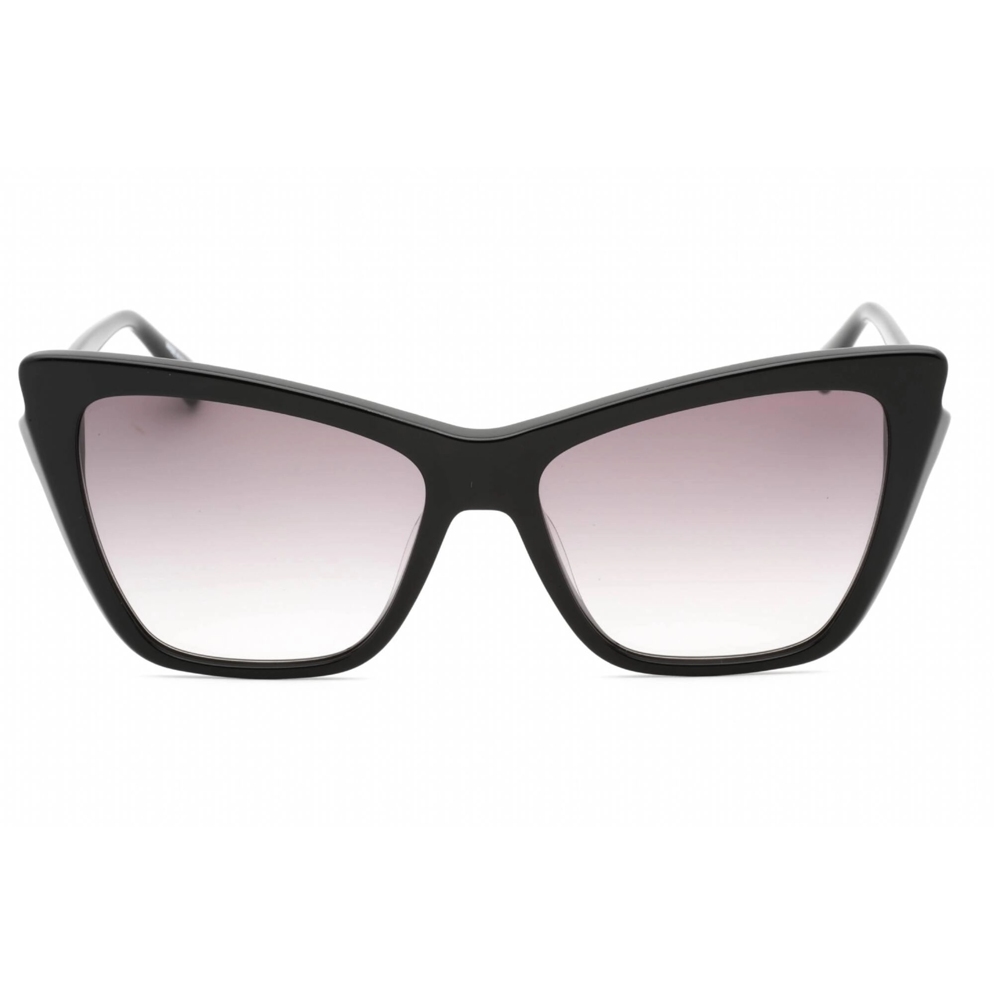 Longchamp Women's Sunglasses - Grey Gradient Lens Black Cat Eye Frame | LO669S 001