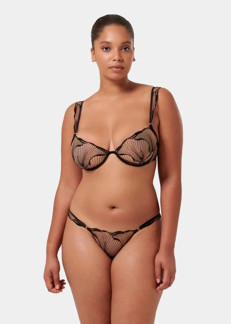 Marabel Panty (Black/Sheer)