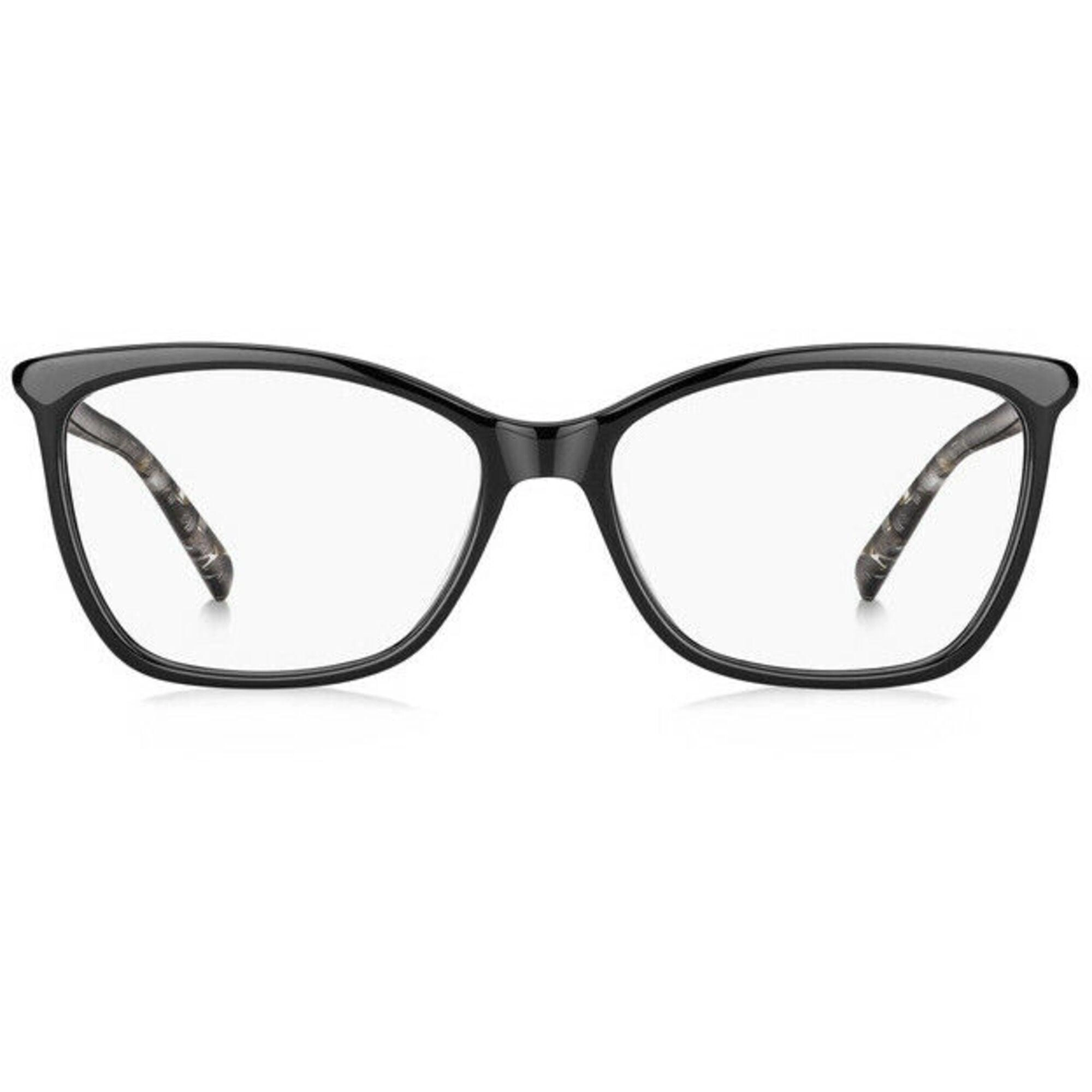 Max Mara Women's Eyeglasses - Black Grey Text Plastic Frame | MAX MARA MM1305 01EI