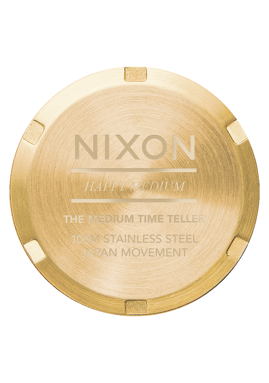 Medium Time Teller - Light Gold / Turquoise