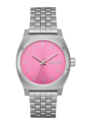 Medium Time Teller - Silver / Pink