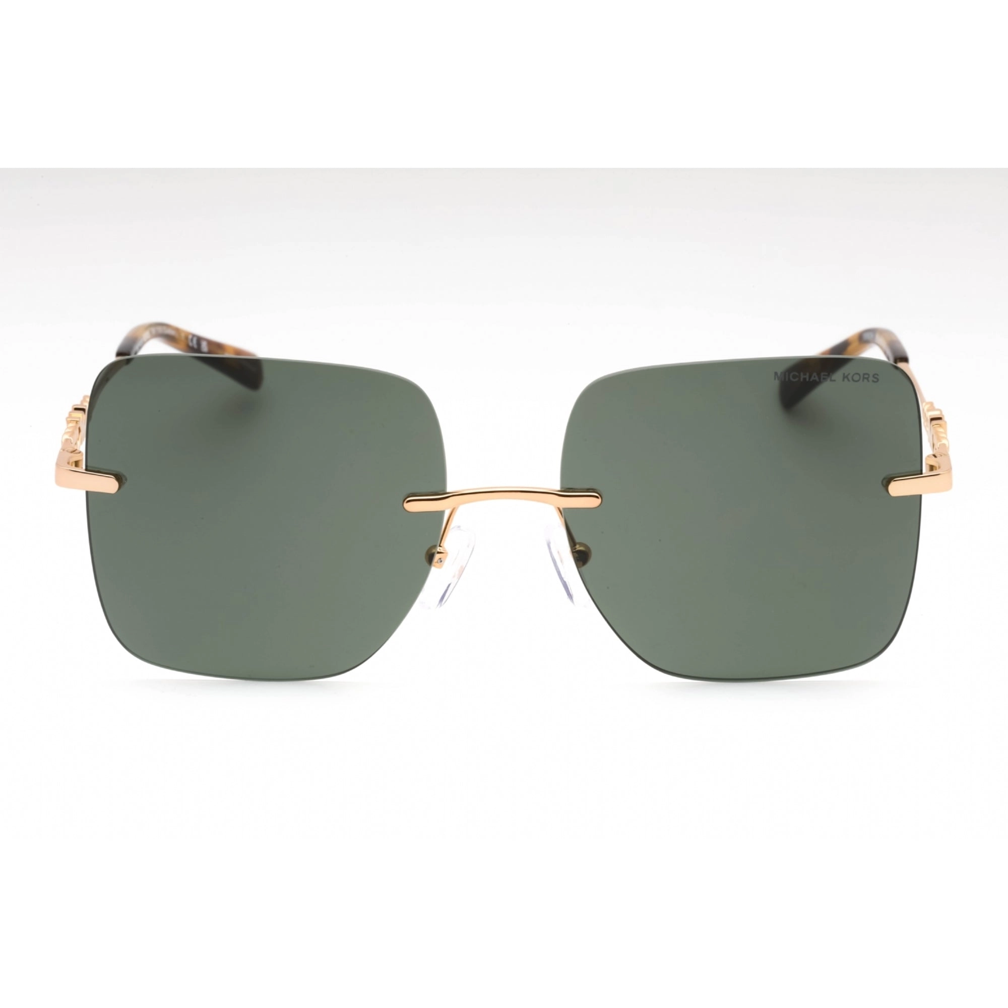 Michael Kors Women's Sunglasses - Gold Metal Butterfly Rimless Frame | 0MK1150 18963H