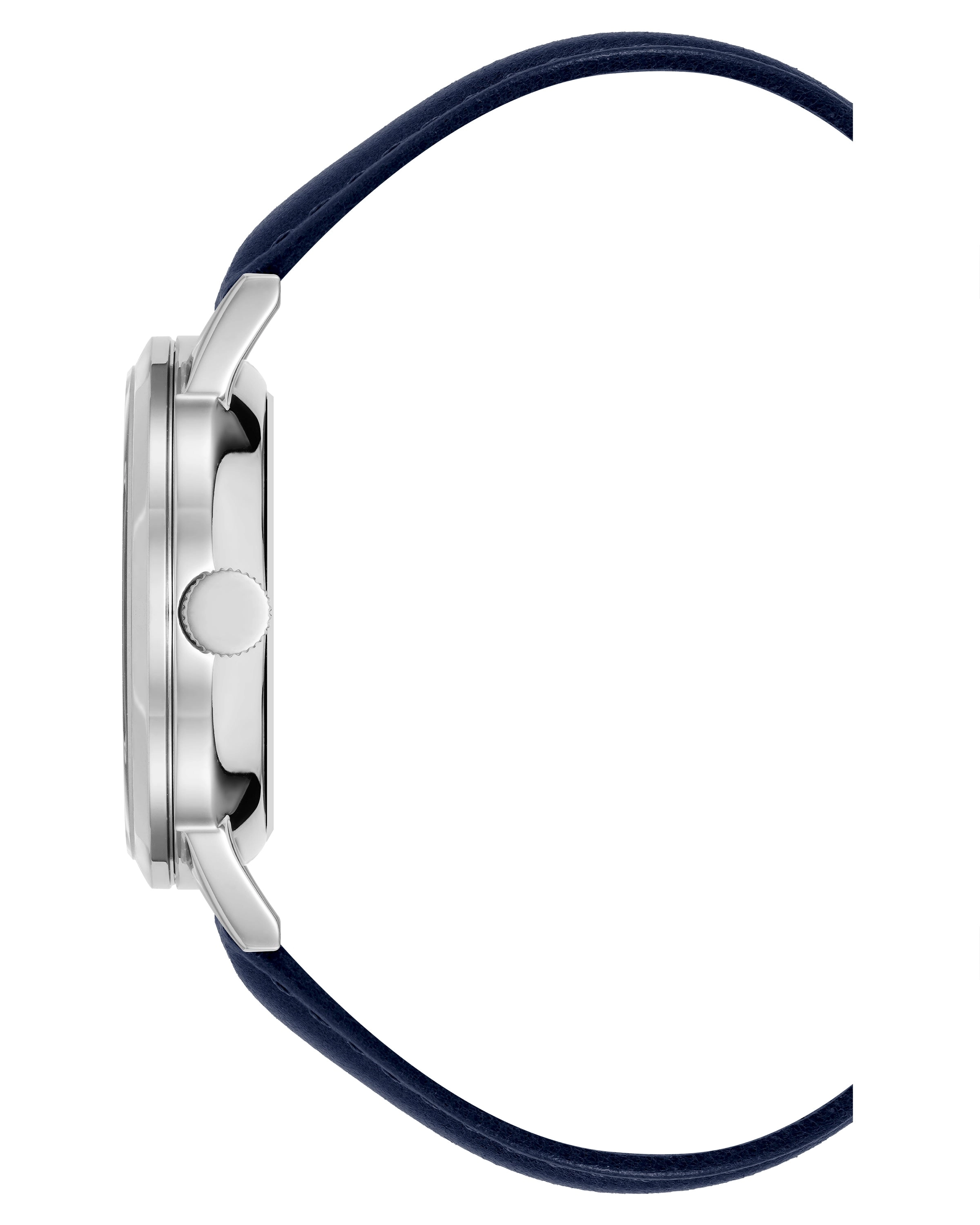 Miles™ | 42mm, Navy/Leather