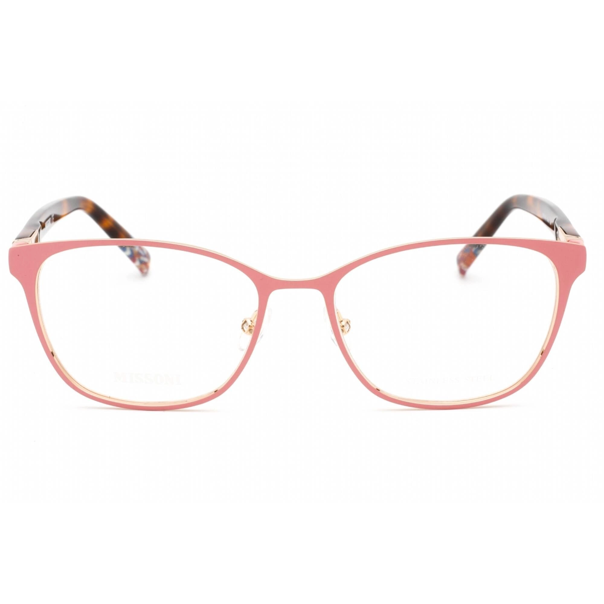 Missoni Women's Eyeglasses - Gold Nude Full Rim Rectangular Frame | MIS 0062 0BKU 00