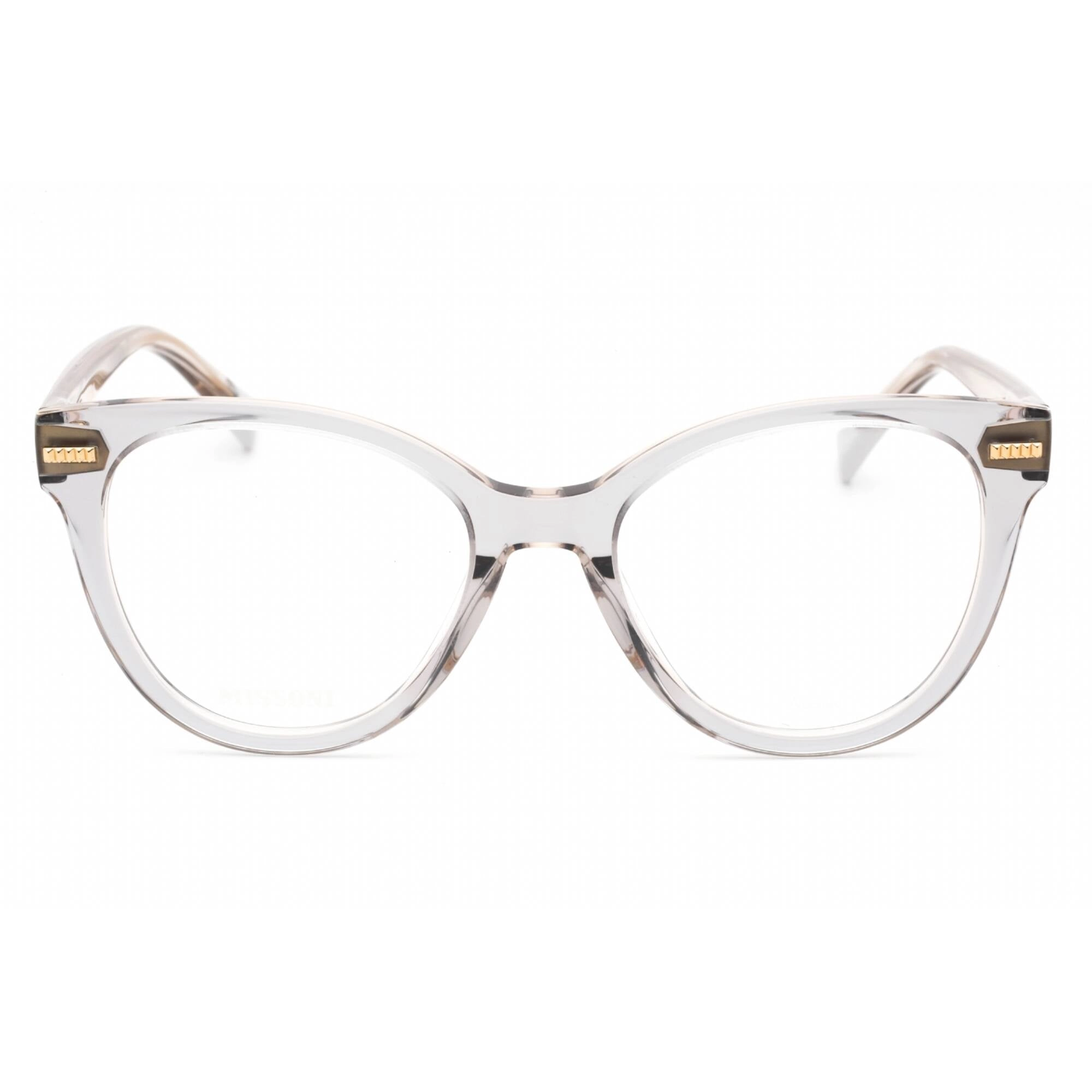 Missoni Women's Eyeglasses - Grey Beige Cat Eye Plastic Full Rim | MIS 0051 0YQL 00