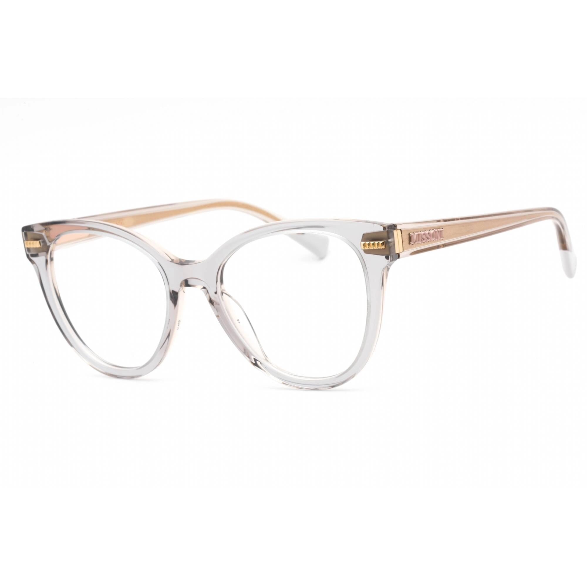 Missoni Women's Eyeglasses - Grey Beige Cat Eye Plastic Full Rim | MIS 0051 0YQL 00