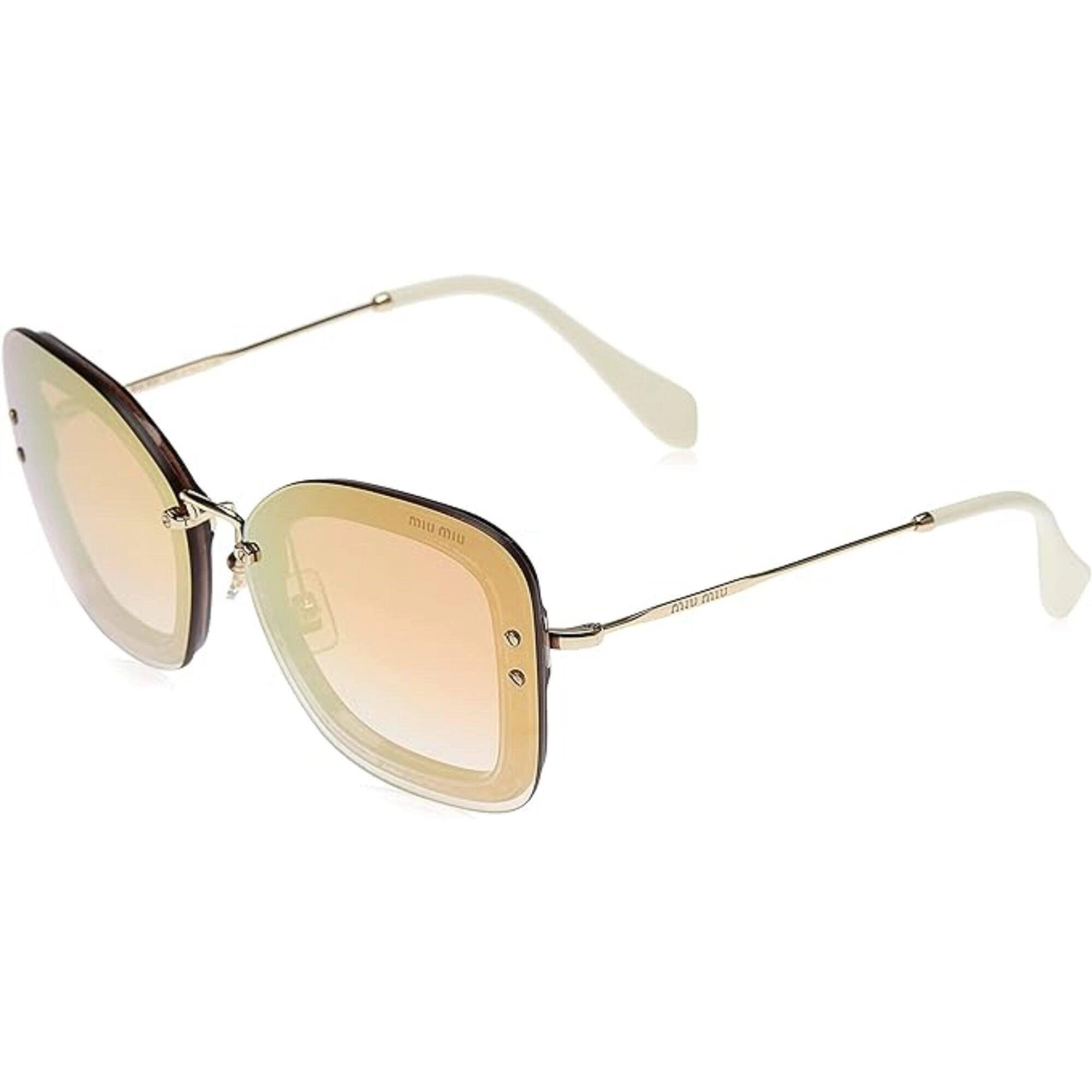 Miu Miu Women's Sunglasses - Grey Plastic Frame Pink Lens | MIU MIU 0MU02TS 109AD265