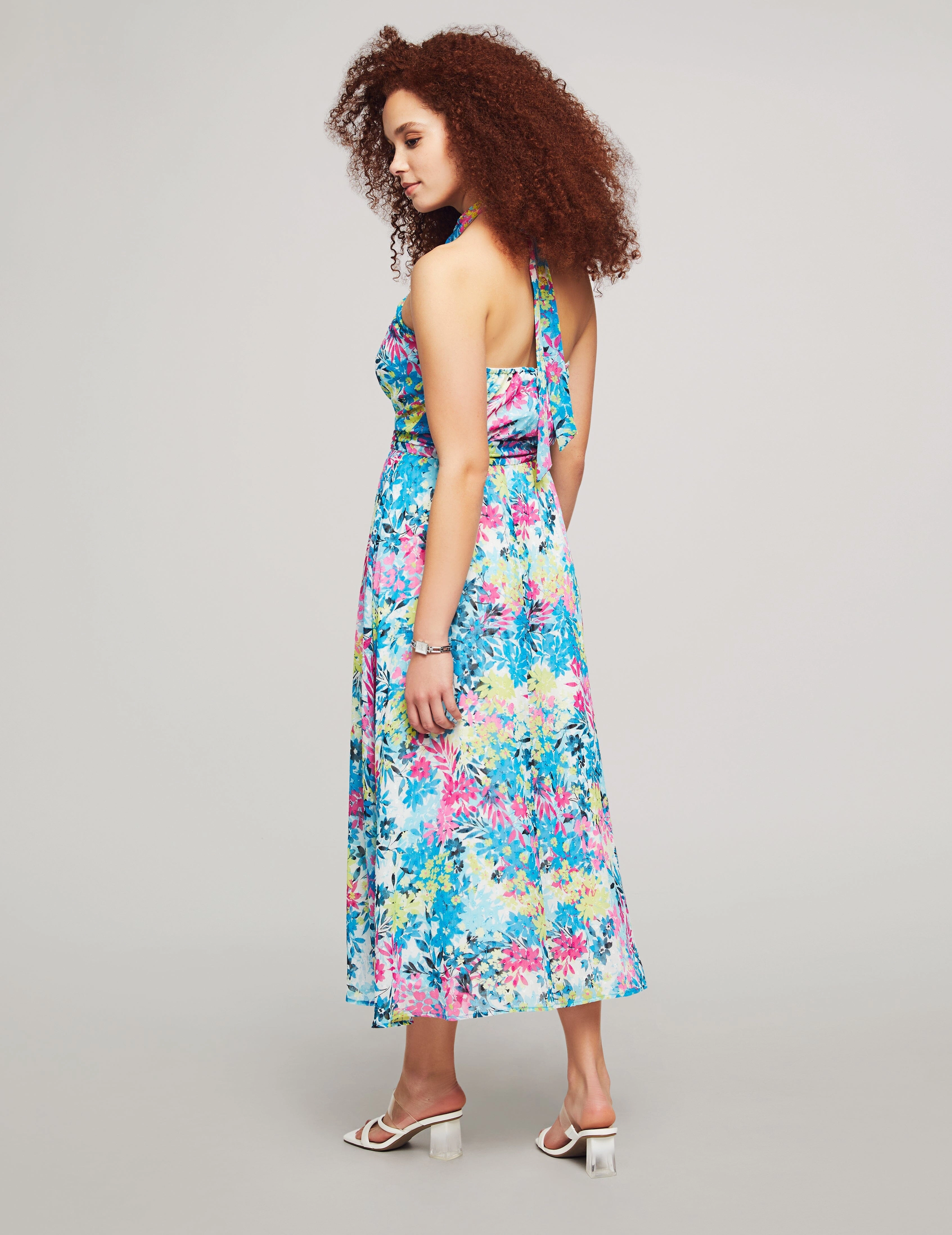 O-Ring Halter Dress- Sale