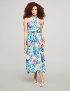 O-Ring Halter Dress- Sale