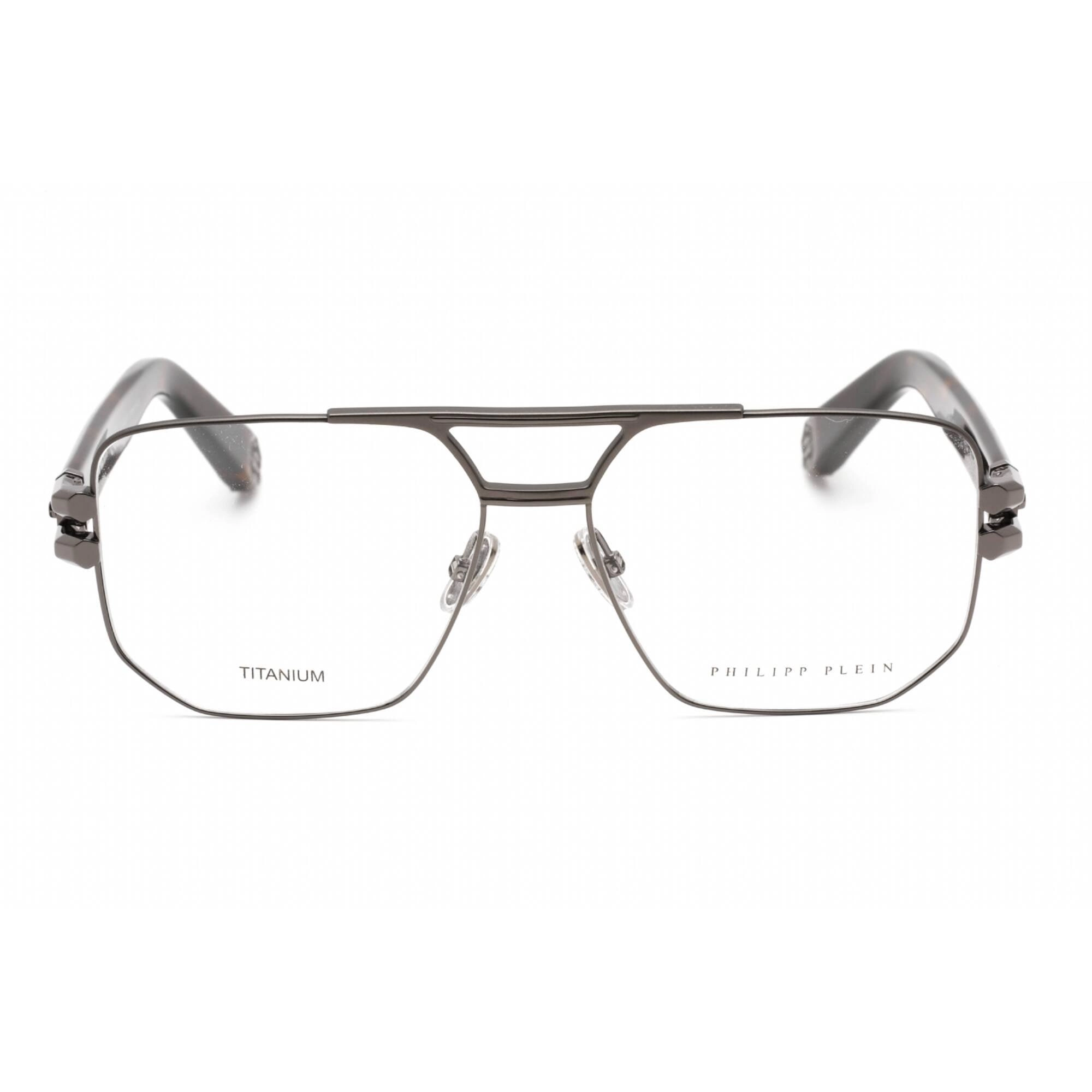Philipp Plein Women's Eyeglasses - Full Rim Shiny Bakelite Metal Frame | VPP022M 0584