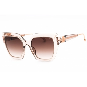 Philipp Plein Women's Sunglasses - Transparent Beige Full Rim Cat Eye | SPP064S 07T1