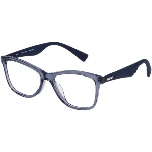 Police Women's Eyeglasses - Shiny Blue Plastic Butterfly Frame | POLICE VPL414 892