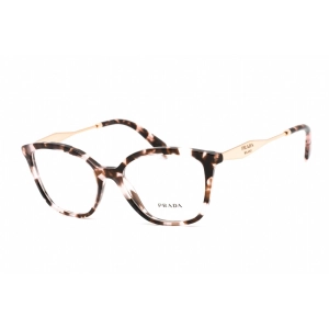Prada Women's Eyeglasses - Cat Eye Shape Pink Tortoise Plastic Frame | 0PR 02ZV ROJ1O1