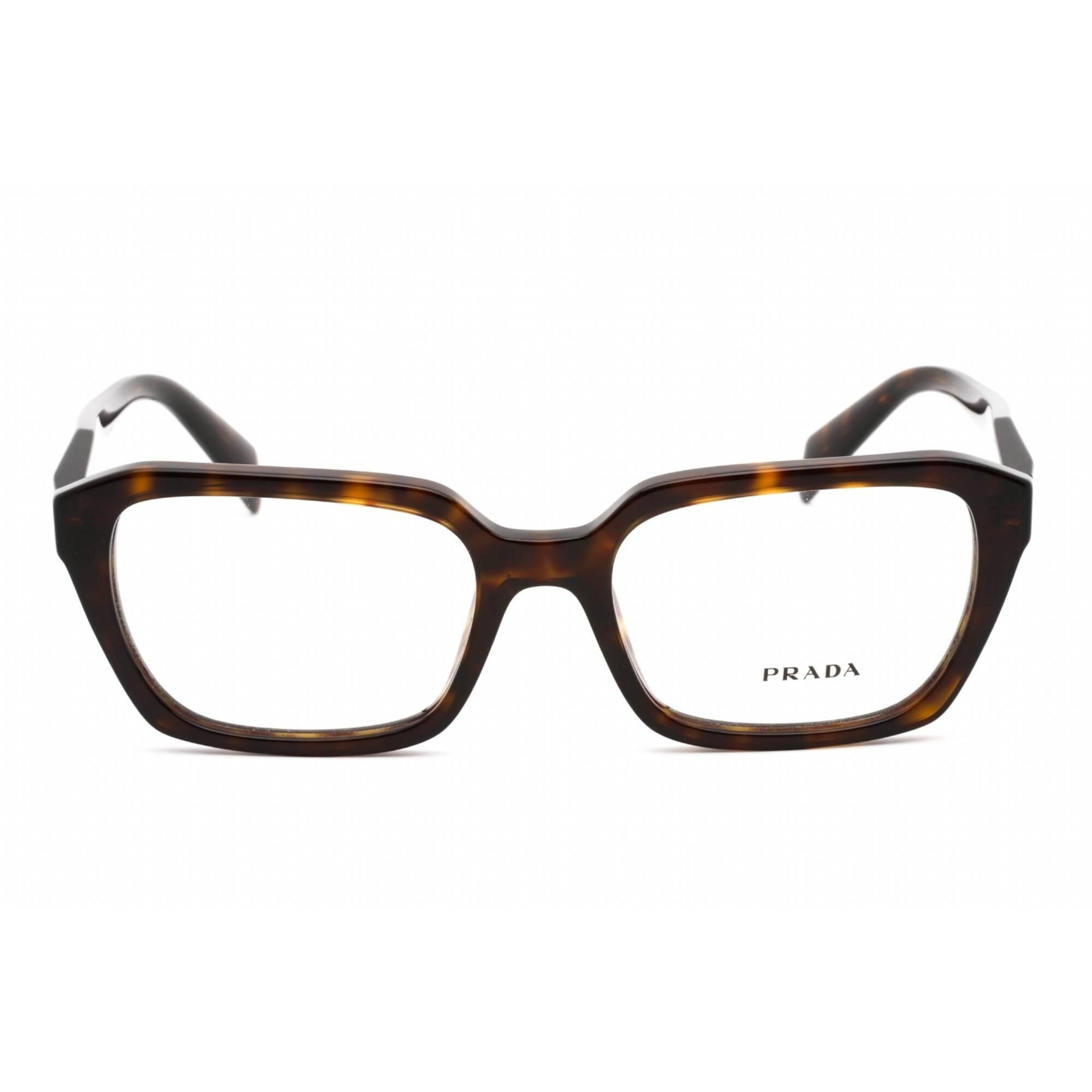 Prada Women's Eyeglasses - Full Rim Cat Eye Tortoise Plastic Frame | 0PR 14ZV 2AU1O1