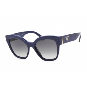 Prada Women's Sunglasses - Full Rim Baltic Marble Plastic Cat Eye | 0PR 17ZS 18D5W1