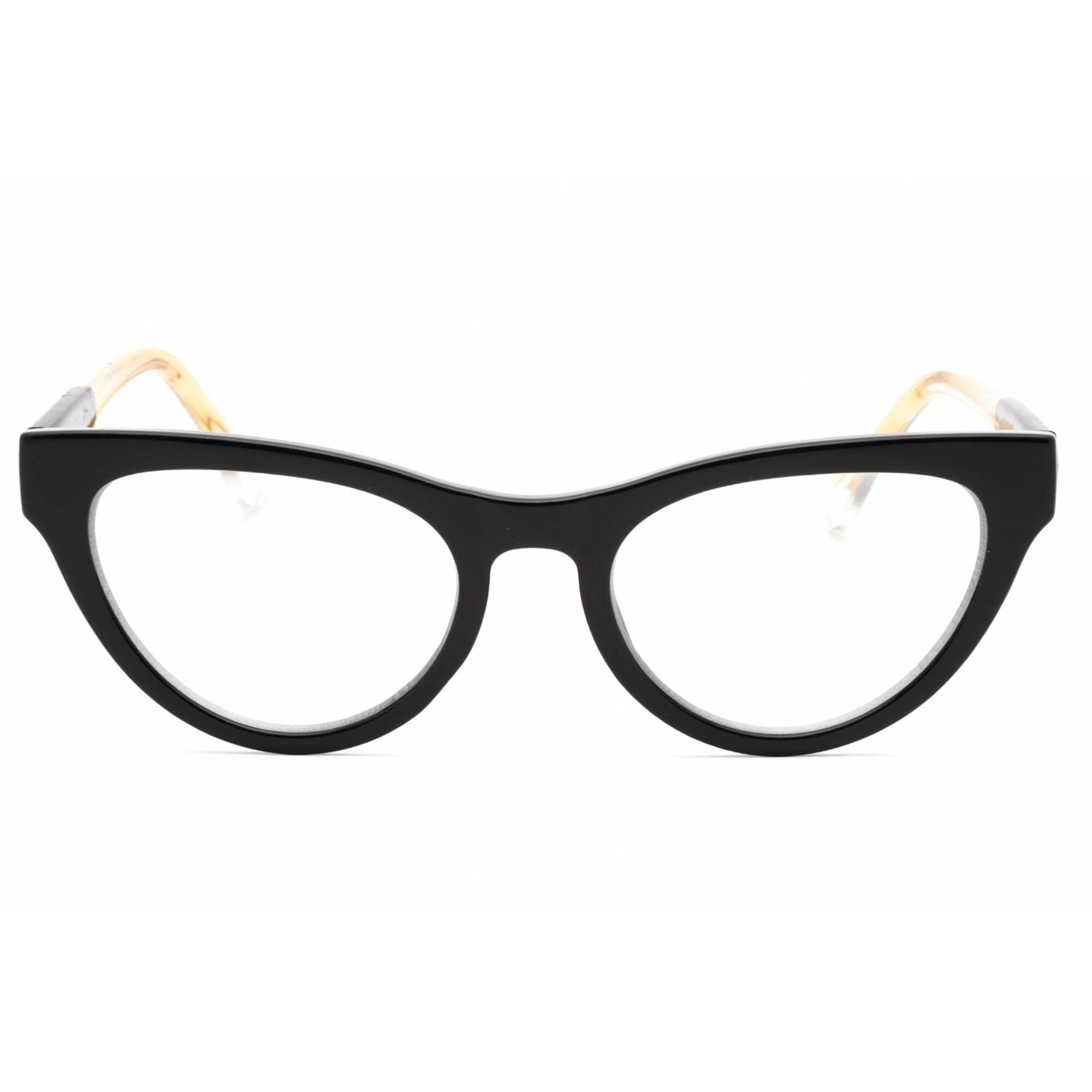 Prive Revaux Women's Eyeglasses - Full Rim Plastic Cat Eye Frame | Venus Black Crystal