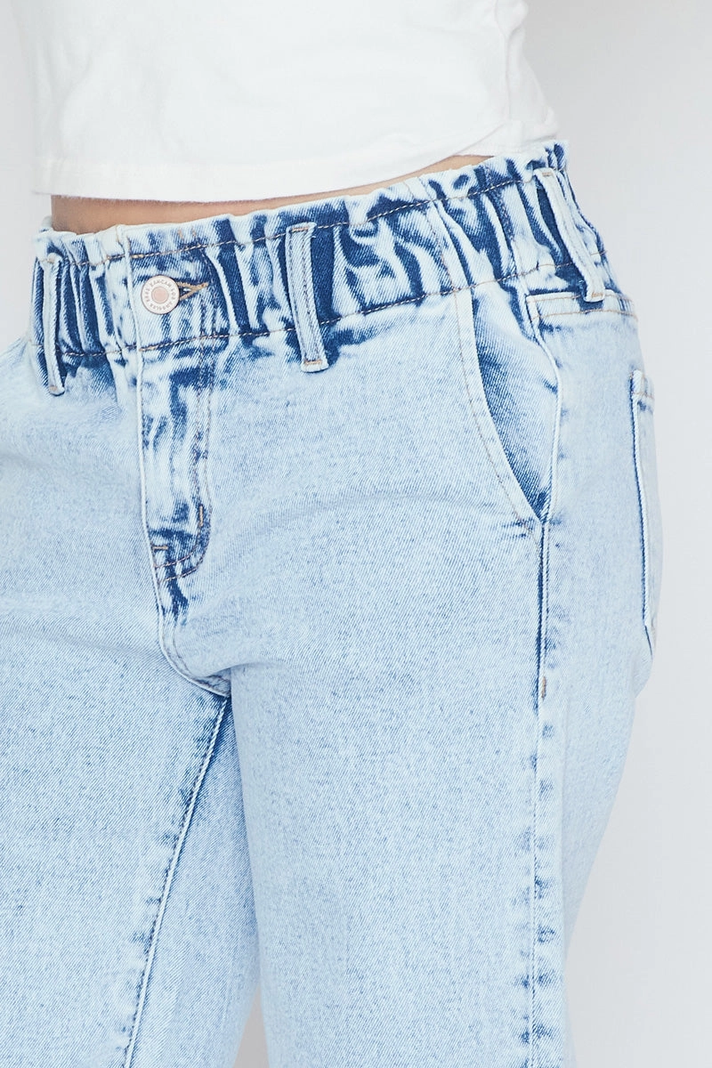 Rubi High Rise Wide Leg Kids Jeans