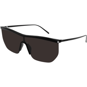 Saint Laurent Women's Sunglasses - Black Acetate/Metal Shield Frame | SL519MASK 001