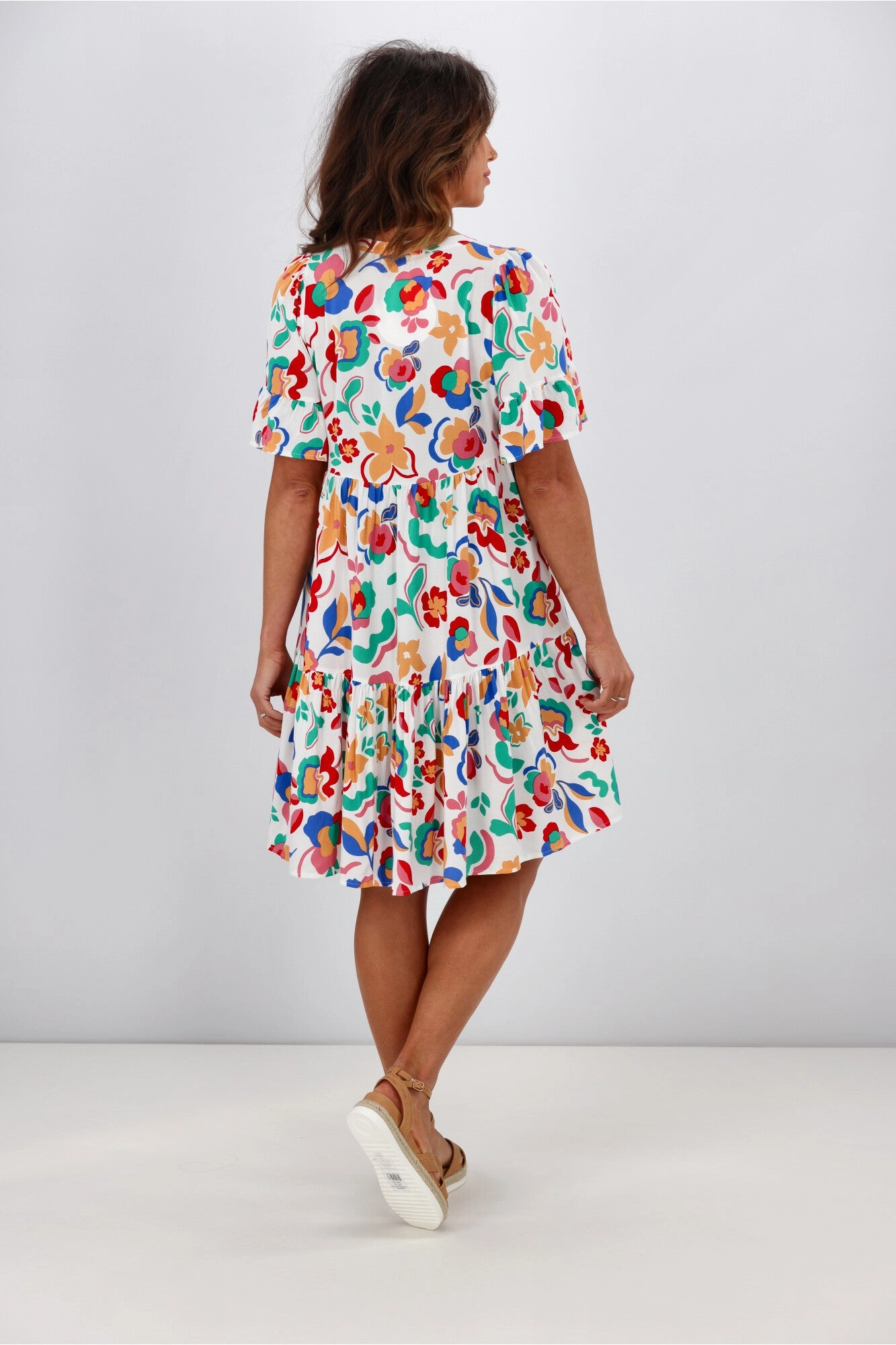 Salty Bright Daisy Mini Dress Multi