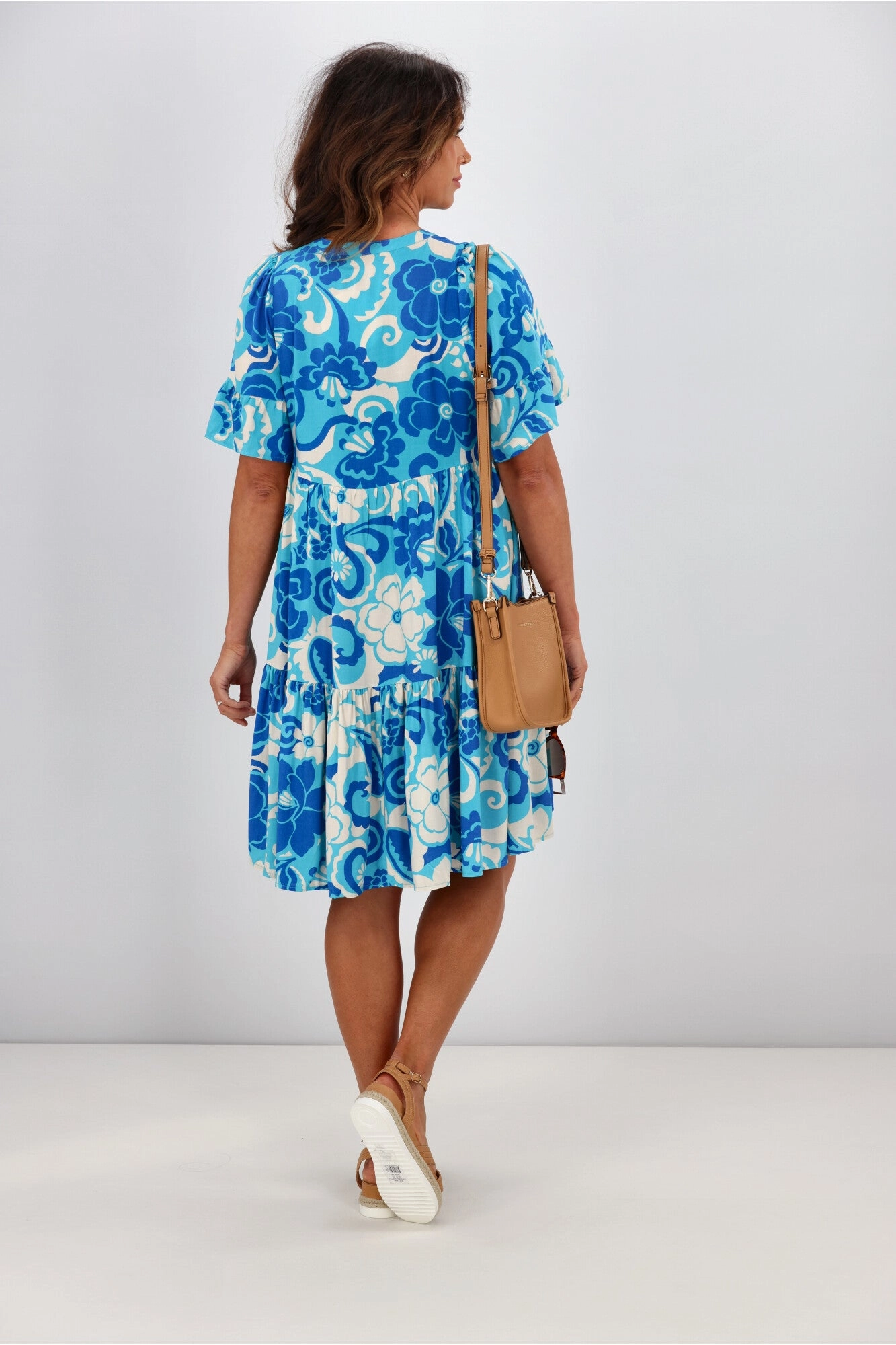 Salty Bright Harper Mini Dress Blue