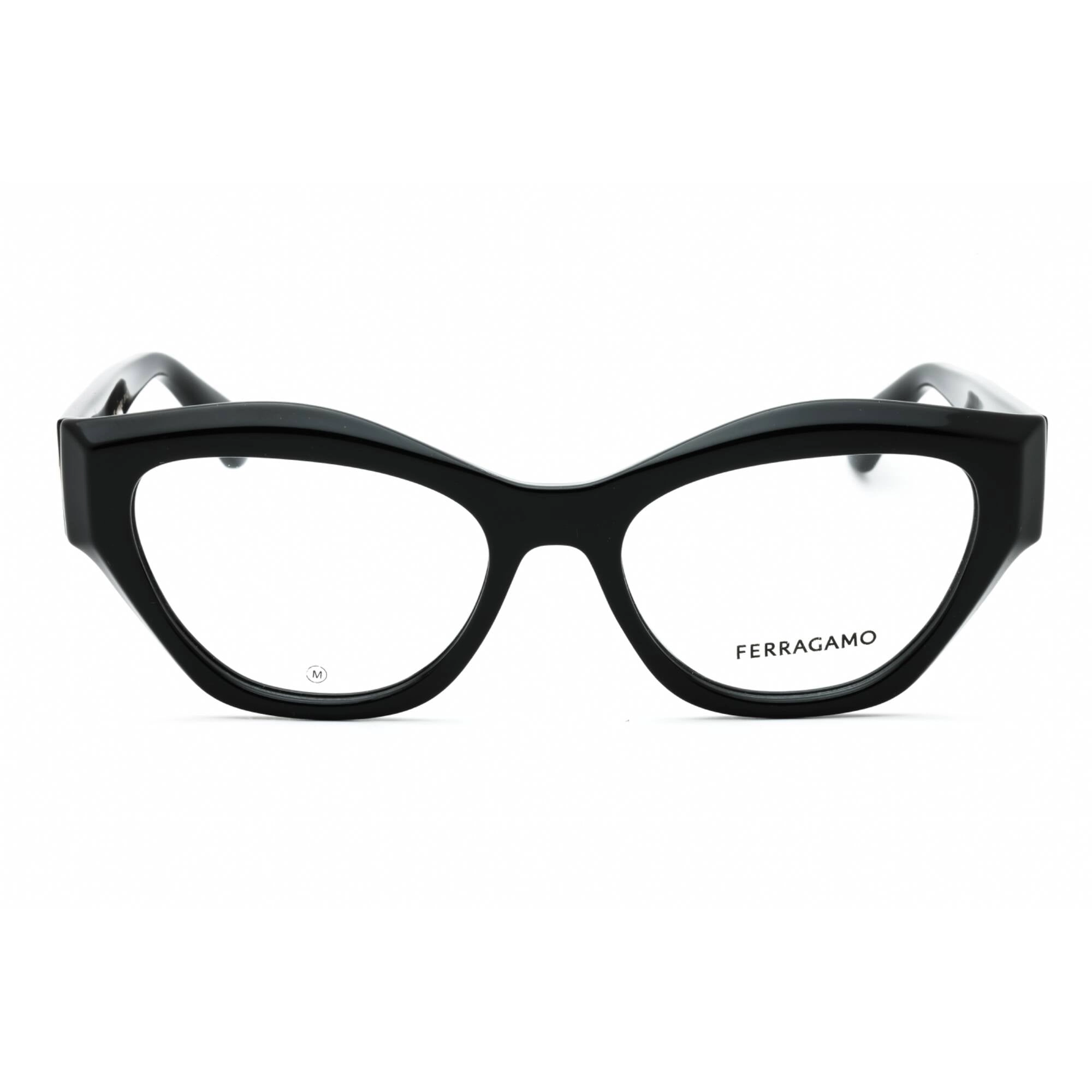 Salvatore Ferragamo Women's Eyeglasses - Black Full Rim Cat Eye Frame | SF2982 001