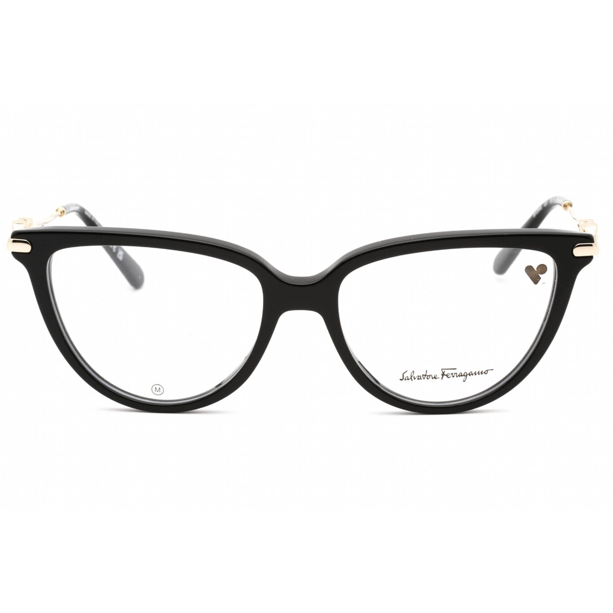 Salvatore Ferragamo Women's Eyeglasses - Black Plastic Cat Eye Frame | SF2946 001