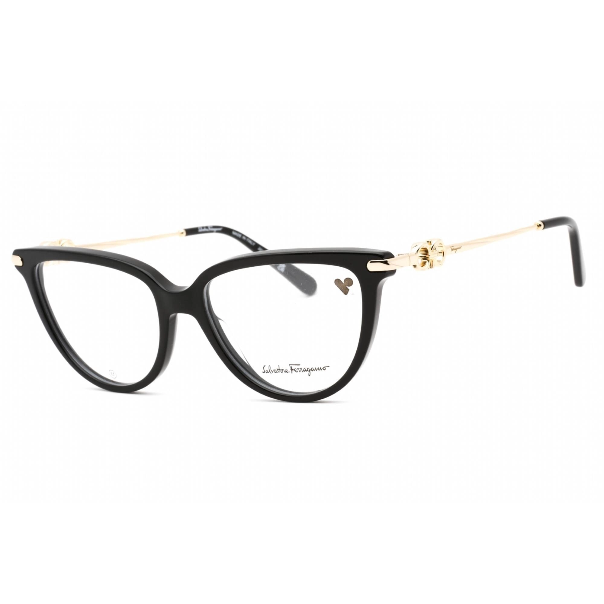 Salvatore Ferragamo Women's Eyeglasses - Black Plastic Cat Eye Frame | SF2946 001