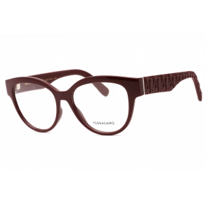 Salvatore Ferragamo Women's Eyeglasses - Burgundy Cat Eye Full Rim | SF2957EN 601