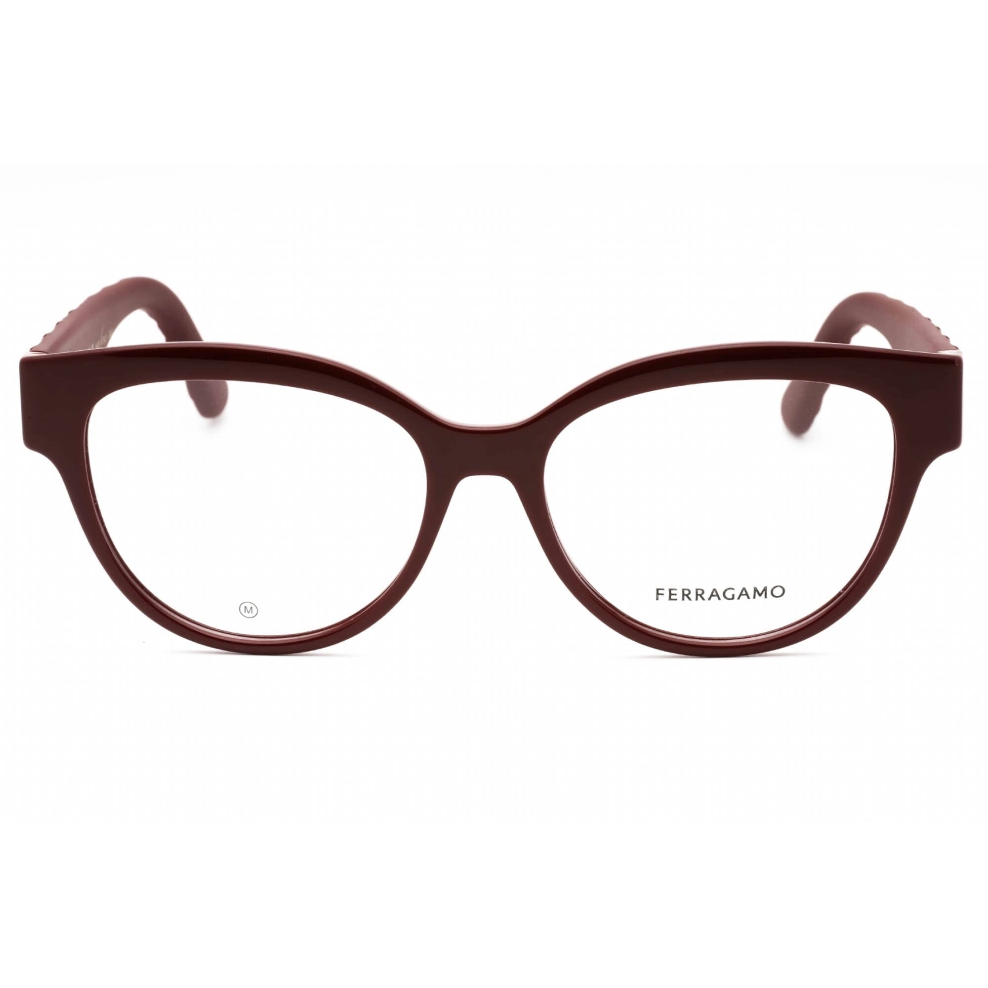 Salvatore Ferragamo Women's Eyeglasses - Burgundy Cat Eye Full Rim | SF2957EN 601