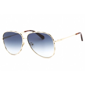 Salvatore Ferragamo Women's Sunglasses - Yellow Gold/Tortoise Metal Frame | SF268S 792