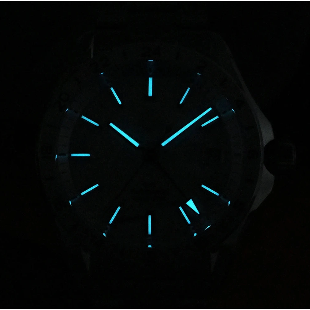 San Martin Aventurine Gemstone NH34 GMT Watch SN0129GB