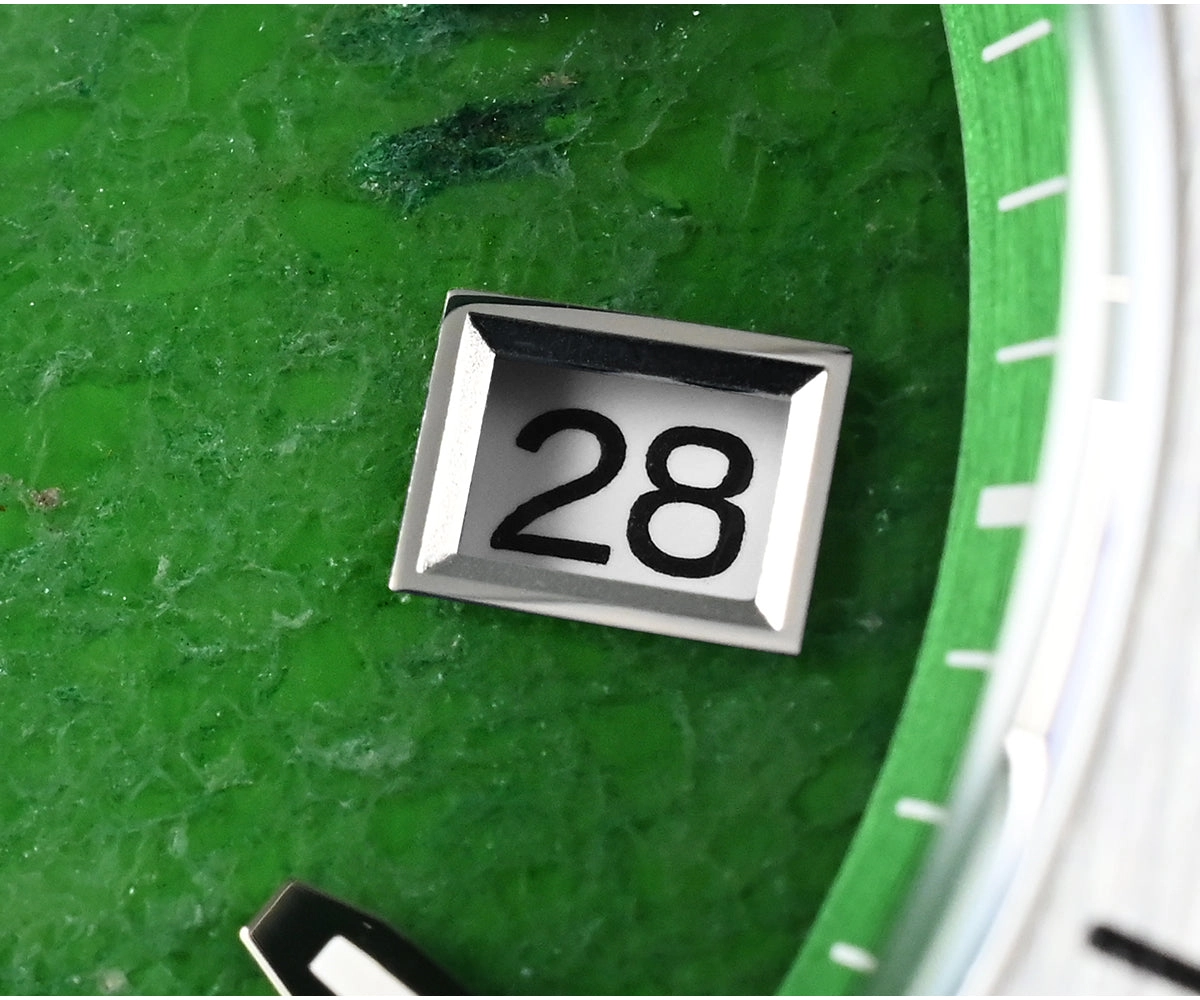 San Martin Aventurine Gemstone NH34 GMT Watch SN0129GB