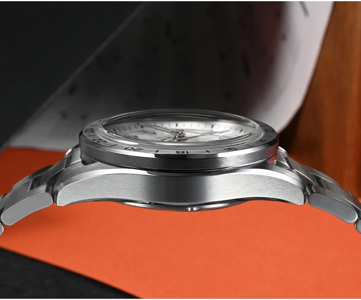 San Martin Aventurine Gemstone NH34 GMT Watch SN0129GB