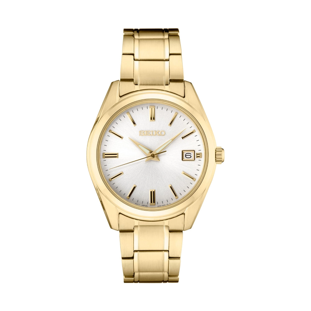 Seiko Essentials Collection Gold-Tone Quartz Watch