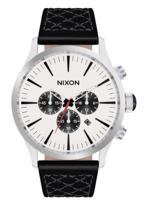 Sentry Chrono Leather - Chrome / Cloud Sunray / Black